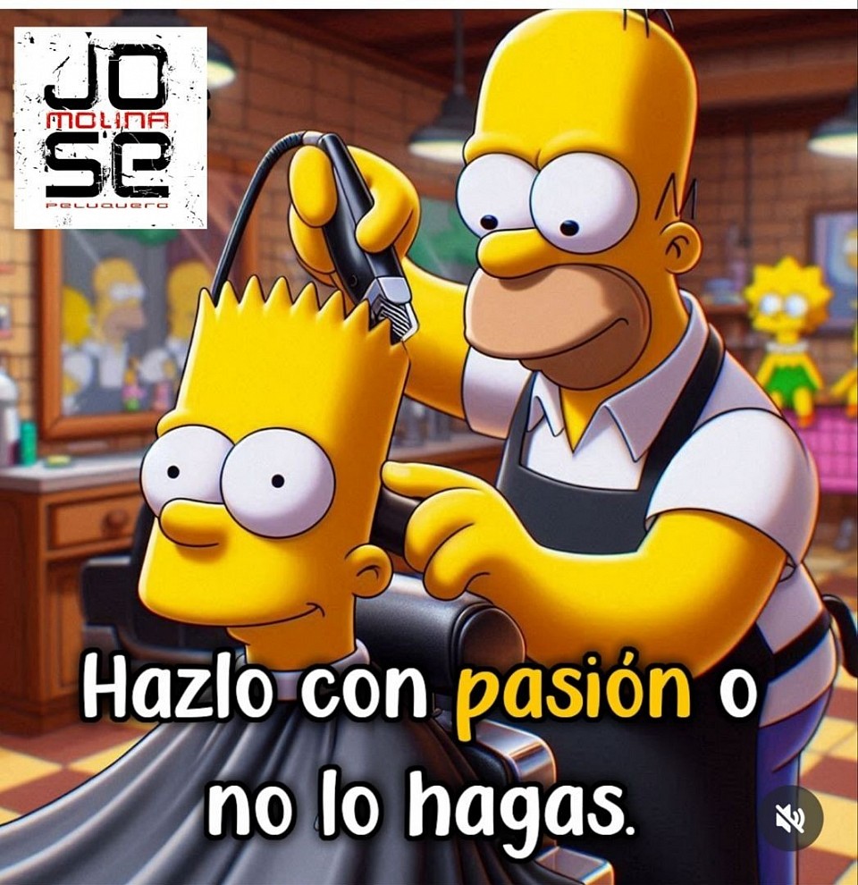 Disfrutando cada corte como di fuera el ultimo...